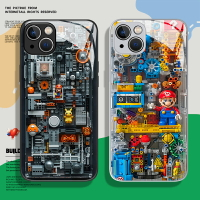 樂高積木手機殼適用蘋果15馬里奧16/iphone14promax皮卡丘13創意12mini小眾11新款x高級感8plus男xr玻璃xs套7