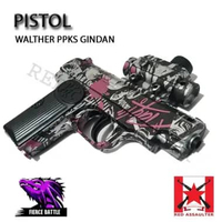 Walther PPKS Gindan Mainan Tembakan Otomatis Automatic