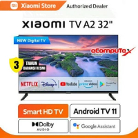 XIAOMI TV A2 32" SMART TV ANDROID DIGITAL XIAOMI 32 INCH DOLBY - RESMI