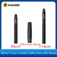 Insta360 85cm / 114cm Invisible Selfie Stick For Insta 360 X4 / X3 / Ace Pro / Ace / GO3 / X2 with Sleeve Original Accessories