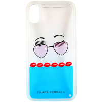 Chiara Ferragni 墨鏡紅唇圖案iPhone X手機殼(5.8吋)