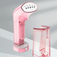 220V 800W pink color mini handy garment steamer with 100ml water tank