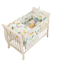 【HA Baby】嬰兒床專用-6件套組(適用 長x寬120cmx70cm嬰兒床型 嬰兒床床包、嬰兒床床單)