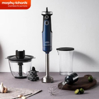 Morphy Richards 4 in 1 Blender Electric Mixer Maker Juicing Meat Grinder Food Processors Cooking Stick Stirring Rod For Kitchen