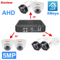 5MP 4CH AHD DVR CCTV System 2PCS Cameras DIY Indoor Outdoor Security Camera 720P 1080P 5MP AHD CCTV DVR Surveillance Kit