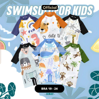 OFFICIAL SWITCO - Baju Renang Anak Laki laki & Perempuan Umur 1 - 10 Tahun Vol4 Blue Whale Pakaian S