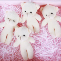 10PCS/lots ute Blush Teddy Bear Plush Toys Cartoon Rabbit Bunny Animal Plush Stuffed Dolls Keychain Pendent Girl Small Gift