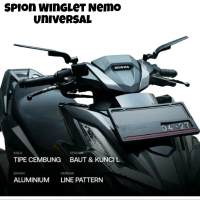 (BISA COD) Spion Winglet VARIO 125 150 160 ADV PCX BEAT NMAX AEROX LEXI Universal