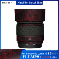 LUMIX G 25 F1.7 Lens Sticker for Panasonic Lumix G 25mm f/1.7 Lens Decal Skin Premium Wraps Cases