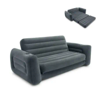 Inflatable Multifunctional Sofa Bed 3 People Original Intex Recliner Double Folding Lazy Sofa for Lu