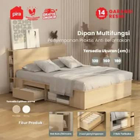 Pira Bavarian - Morgan BD 160 Dipan / Ranjang / Tempat Tidur dengan Laci Penyimpanan MORGAN BD 160R 