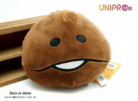 【UNIPRO】方吉 頭型 絨毛 吊環 零錢包 萬用包 菇菇栽培研究室 打香菇 mushroom