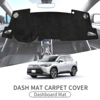 Smabee Dashmat Dash Mat for Toyota Corolla Cross Without HUD Anti-Slip Dashboard Cover Pad Sunshade Carpet Car Accessories