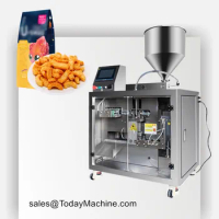 Automatic small tomato paste bag sauce olive oil pouch plastic film multifunction packaging machine