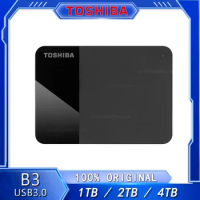 Toshiba Canvio Ready B3 USB3.0 Portable External Hard Drive 4TB 2TB 1TB Hard Disk 2.5 " For Laptop Computer Laptops Mac/Android
