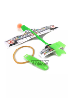 Toylogy Mainan Anak Jadul Pesawat Jepret Tembak Karet Busa Terbang Plane