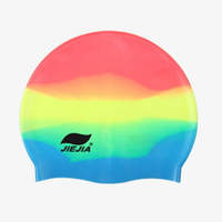 捷佳JAGUAR 單色 花色多色可選100%純硅膠 男女通用泳帽 都是大標