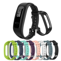 For Huawei Band 3E &amp; 4E Wrist Strap For Honor Band 4 Running Version Smart Wristbands Watch Accessories Soft Silicone Bracelet