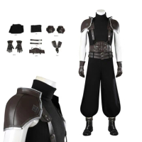 FF7 High Quality Halloween Carnival Costume Game Final Fantasy VII Rebirth Role-Playing Zack Phil Costume Accessories Set Shoes