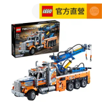 【LEGO 樂高】科技系列 42128 重型拖吊車(工程車 卡車)
