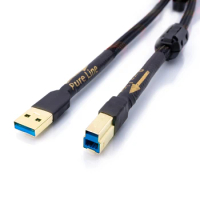 【Handmade】Monster Cable HIFIUSB Printer Cable High Quality USB 3.0 Type A Male To B Male USB Ab Data Cable Compatible with 2.0