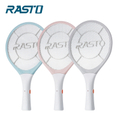 RASTO AZ1 電池式極輕量捕蚊拍 31.2x21.6cm 粉/藍/灰