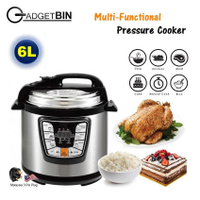 HM10 1200W Electric Pressure Cooker 6L 8L 6 Programmed Timer Rice Cooker Multi Cooker