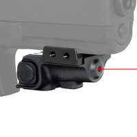 Red Dot Laser Sight USB Rechargeable Tactical Laser With Picatinny Rail For Airsoft Pistol Guns Glock 19