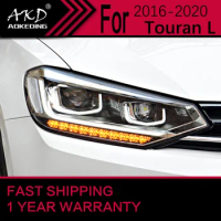 Car Lights for VW Touran L Headlight 2016-2020 Touran L Head Lamp Drl Projector Lens Automotive Accessories