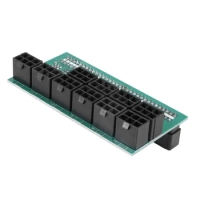 Breakout Board 1600W For Ethereum ETH ZEC Mining Server Power Supply Adapter GPU PSU 10X6pin Hub For BTC Mining