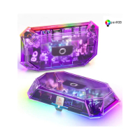 JSAUX 8-IN-1 RGB Docking Station for Steam Deck OLED ROG Ally X Legion Go 4K@120Hz Amethyst Dock