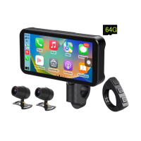 【領先者】K9 CarPlay 摩托車專用 防水IP66 1080P雙鏡頭 行車記錄器