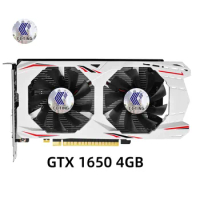 CCTING  GTX 1650 4GB GDDR5 Gaming Graphics Card for NVIDIA GeForce GTX 1650 4G 12nm 128bit Vidoe Card HD DP DVI PCI-E 3.0 GPU