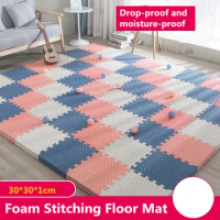 Children's foam floor mat thickening anti-fall crawling mat bedroom mosaic baby climbing mat household a whole puzzle floor mat