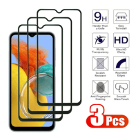 3Pcs Full Tempered Glass For Samsung Galaxy A05 A15 A25 A35 A55 A04 A14 A24 A34 A54 Screen Protector M04 M14 M54 Protective Film