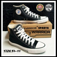 Sepatu Warior/Warrior Sparta HC Sepatu Sekolah SIZE.37~44 Ori Murah - Hitam Putih, 42-TERLARIS!!!!!!