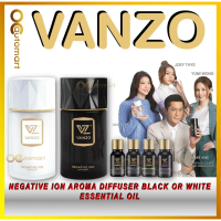 COD Vanzo Negative Ion Aroma Diffuser Black or White Essential Oil Vanzo Minyak Pati