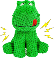 Christmas Squeaky Toys With Crinkle Paper Plush Reindeer Interactive Stuffed Chew Toys Gifts for Pup