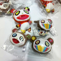 พร้อมส่ง ส่งไว Takashi Murakami ของแท้  แพนด้า รุ้ง panda มุราคามิ ดอกไม้ พวงกุญแจ เรนโบว์ ห้อยกระเป