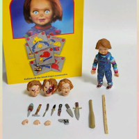 action figure move horror chucky,baby hantu