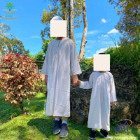 jubah ikaf omani anak