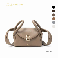[Mini Top Handle Bag] - VIRNALISI Tas Mini Top Handle Wanita Elegan Aksen B Gold VL- 2537