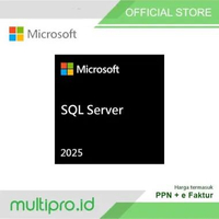 Microsoft DG7GMGF0VNJS SQL Server 2025 Standard Edition Perpetual 1 Server License plus 10 CALs