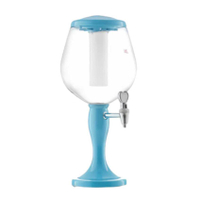 ตู้เบียร์เชิงพาณิชย์ขนาด 3 ลิตร - ทาวเวอร์เบียร์พกพาพร้อมคอลัมน์น้ำแข็ง LED สีสำหรับบาร์/KTV/บ้าน ระ