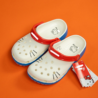 crocs Womens Crocs 2026 Beach shoes closed-toe outdoor sandals flat-soled outdoor cartoon slippers K