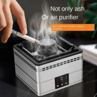 Creative Personality China-Chic Family Car Ashtray Air Purifier Second Hand Smoke Odor Removal Ceramic Ashtray