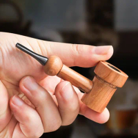 Portable Handmade Wooden Dry Cigarette Holder Hot Sale Personal Tobacco Pipe Creative High quality Smoking filter Gift for Men