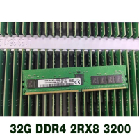 1 pcs 32GB ECC REG HMAA4GR7AJR8N-XN RAM For SK Hynix Memory High Quality Fast Ship 32G DDR4 2RX8 3200