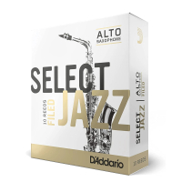 【D’Addario】SELECT JAZZ FILED RS-A10 中音薩克斯風竹片 10片裝 RICO(ALTO SAX REEDS)