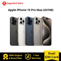2023 Original Apple iPhone 15 Pro MAX 8GB RAM 256GB/512GB/1TB ROM A17 Pro Bionic Chip 6.7'' 120Hz Super Retina XDR Display NFC